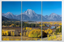 Load image into Gallery viewer, Grand Teton National Park Wyoming wall art canvas print