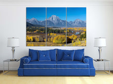 Load image into Gallery viewer, Grand Teton National Park Wyoming wall art canvas 3 panel