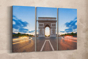 Arc de Triomphe Paris France Wall Decor Canvas