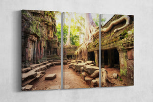 Angkor Wat Cambodia, Ta Prohm Khmer Buddhist Temple wall art