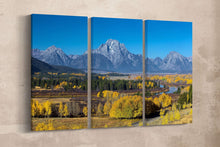 Load image into Gallery viewer, Grand Teton National Park Wyoming wall art canvas