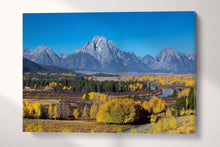 Load image into Gallery viewer, Grand Teton National Park Wyoming wall decor canvas