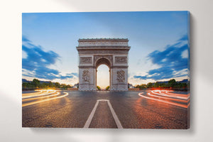 Arc de Triomphe Paris France Wall Art Canvas