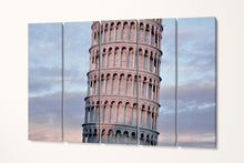 Charger l&#39;image dans la galerie, Leaning Tower of Pisa Canvas Eco Leather Print 5 Panels
