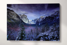 Charger l&#39;image dans la galerie, Tuolumne Meadows Half Dome Glacier Point Yosemite National Park Canvas Wall Art Eco Leather Print