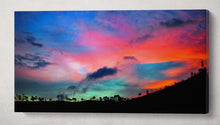 Charger l&#39;image dans la galerie, Ecuador Pinas Dramatic Sunset Canvas Eco Leather Print