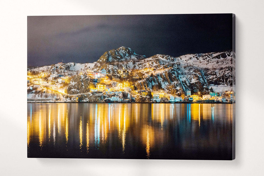 St. John's, Newfoundland and Labrador Canada Wall Art Canvas Eco Leather Print