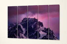Laden Sie das Bild in den Galerie-Viewer, Torres del Paine Peak, Patagonia, Chile Wall Art Canvas Eco Leather Print, Made in Italy!